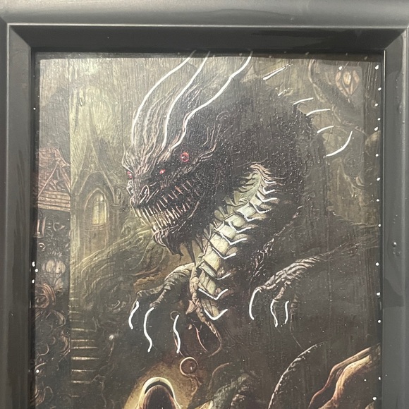 “Alice facing her Shadows” mixed media Art Piece - Picture 6 of 6